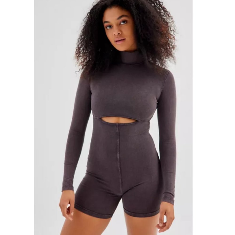 Out From Under Hero Cutout Singlet Romper Size Small NWT